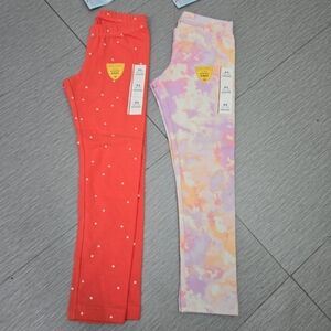Girl Leggings - Cat & Jack - set 2 pcs - XS (4-5)